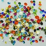 Pointed Back Shaped Rhinestones ss30