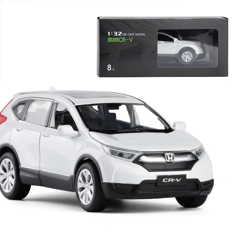1:32 металлическая модель Honda CRV со звуком и светом автомобиля игрушечные литые