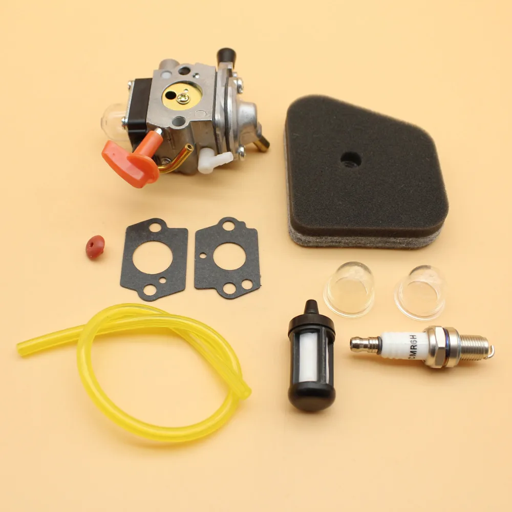 Carburetor Air Filter Primer Bulb Spark Plug Set Fit STIHL FS90 FS100 FS110 FS87 FS90R FS100 FS87R FS90K String Trimmer Carburetor Air Filter Primer Bulb Spark Plug Set Fit STIHL FS90 FS100 FS110 FS87 FS90R FS100 FS87R FS90K String Trimmer