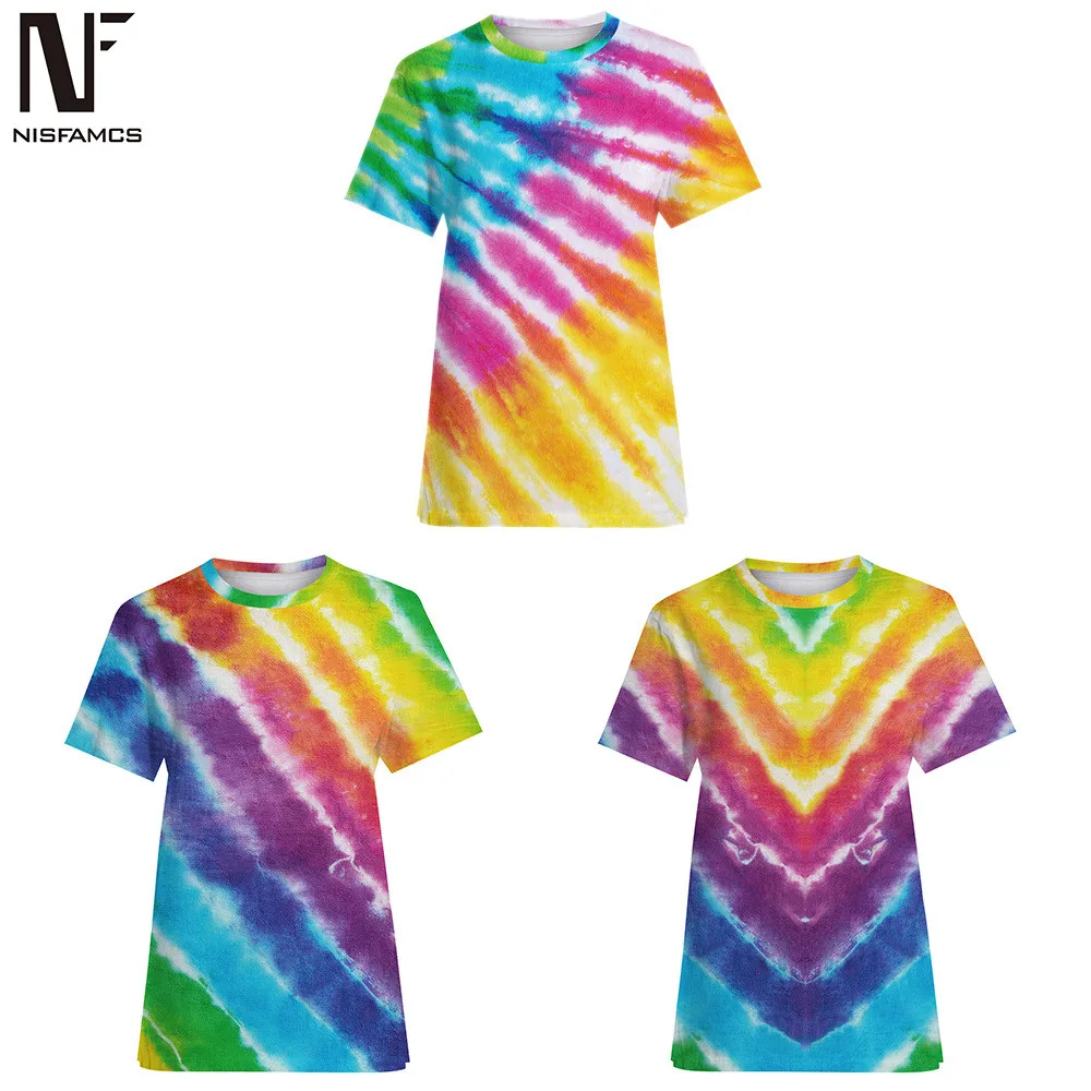 

Elegant Party T-Shirt Fashion Men Tie Dyeing Streetwear 2019 Casual Anime Tee Shirts Hip Hop Novelty t shirts Mens Tee Tops