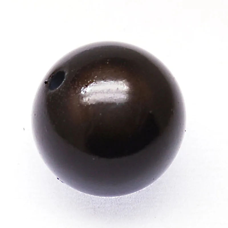 Чудо Бусины Perles Magiques Акриловые Свободные Бусины 30 мм круглые spacer Magic Perles для DIY ювелирных браслет решений - Цвет: Black