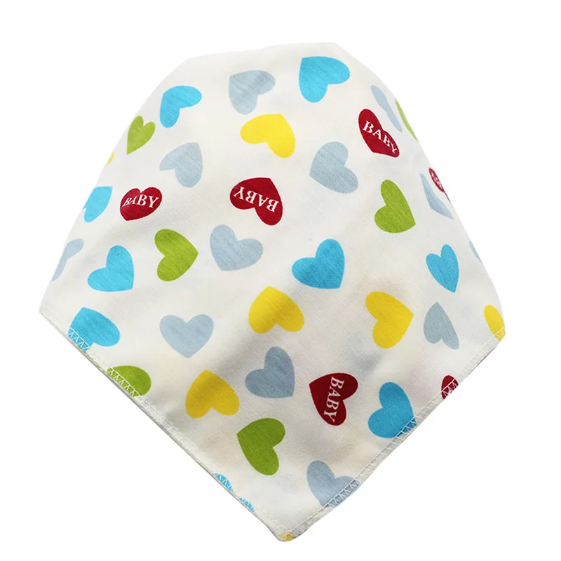 Cotton Bandana Bibs Baby Babador Feeding Smock Infant Burp Cloths Cartoon Saliva Towel Baby Eating Accessory Soft Baby Stuff - Цвет: 15