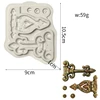 Hinge/Screw Fondant Silicone Pastry Biscuits Chocolate Mold Cookies Candy Ice Cube Clay Mould Baking Cake Decorating Tools ► Photo 3/6