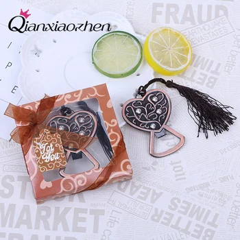 

Qianxiaozhen 4pcs Heart Bottle Opener Wedding Favors And Gifts Wedding Supplies Souvenirs Wedding Gifts For Guests