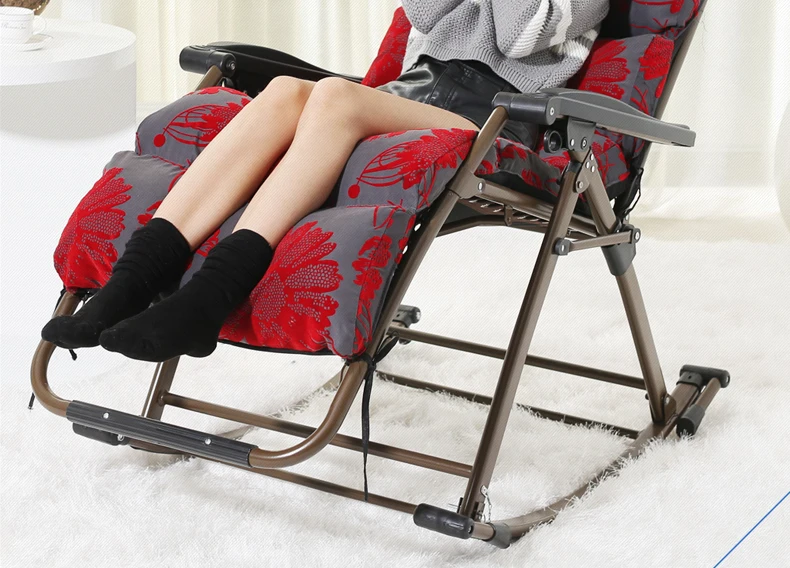 Sale Promotion modern fashion high quality luxury leisure  folding rocking outdoor chair balcony chair  free shipping 2