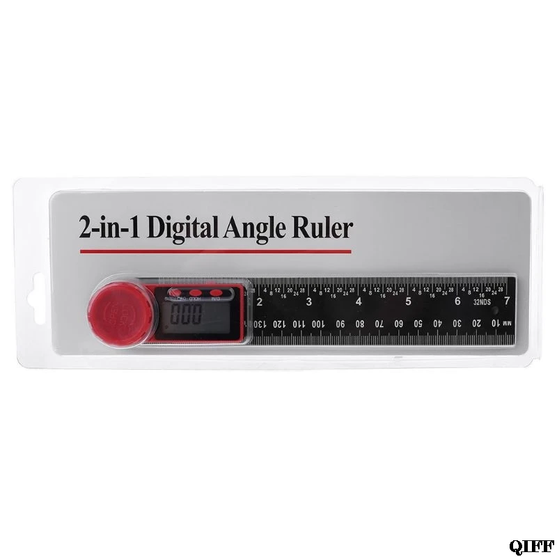  2in1 Digital Protractor Angle Finder Ruler for Crown Trim Woodworking 7