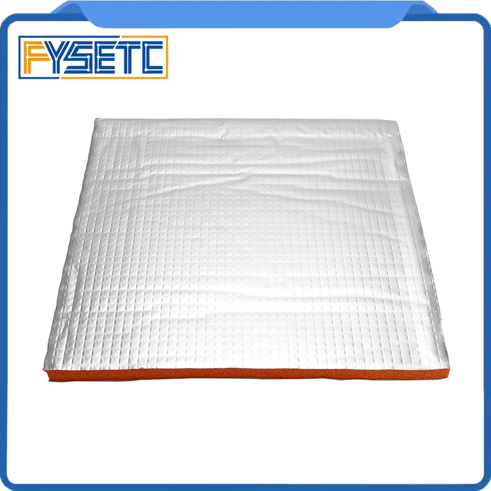 1 шт. 3d принтер нагревательные наклейки для кровати 10 мм толщина 214*214 мм фольга самоклеющаяся теплоизоляция хлопок оранжевый для Wanhao i3