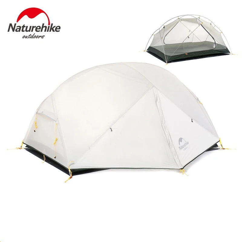 DHL Бесплатная доставка Naturehike Mongar 2 палатка двухслойная Водонепроницаемая