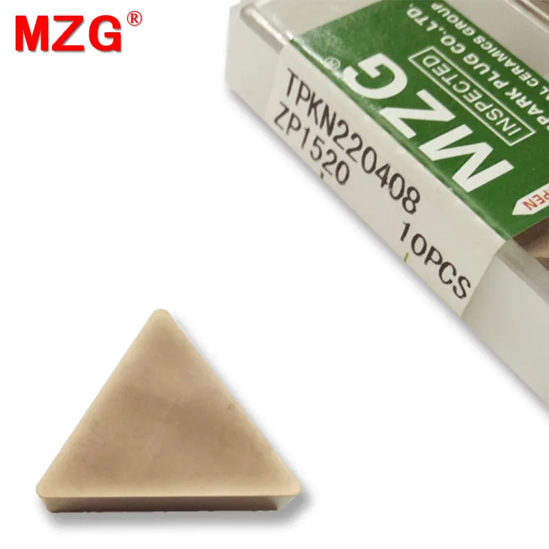 MZG TPKN160308 TPKN220408 ZP1520 токарный станок с ЧПУ Фрезерный резак фаска твердосплавная вставка для нержавеющей стали