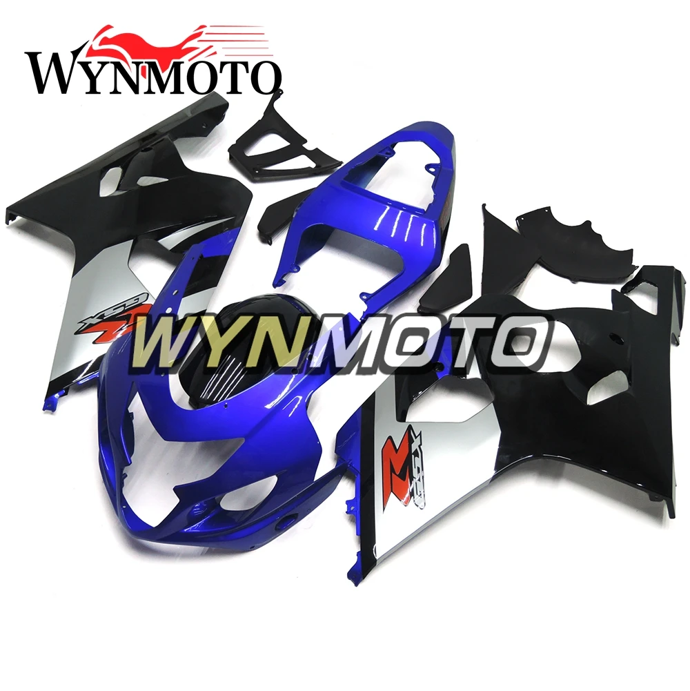 Полная abs инъекций Обтекатели для Suzuki GSXR600-750 K4 2004 2005 мотоцикл обтекатель Наборы Чехлы для мангала кузов цвет: черный, синий