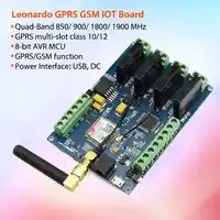 Elecrow Leonardo GPRS GSM IOT บอร์ด SIM800C สวิทช์รีเลย์ไร้สายโครงการ DIY ชุดแบบบูรณาการ Board 8 - bit AVR MCU