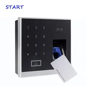 

ZK X8-BT Bluetooth fingerprint RFID card access control device with ZKBioBT APP
