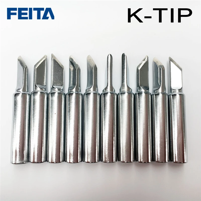 FEITA 10 шт./партия 900M T Паяльная насадка сварочные железные головки для Hakko Atten Quick 936