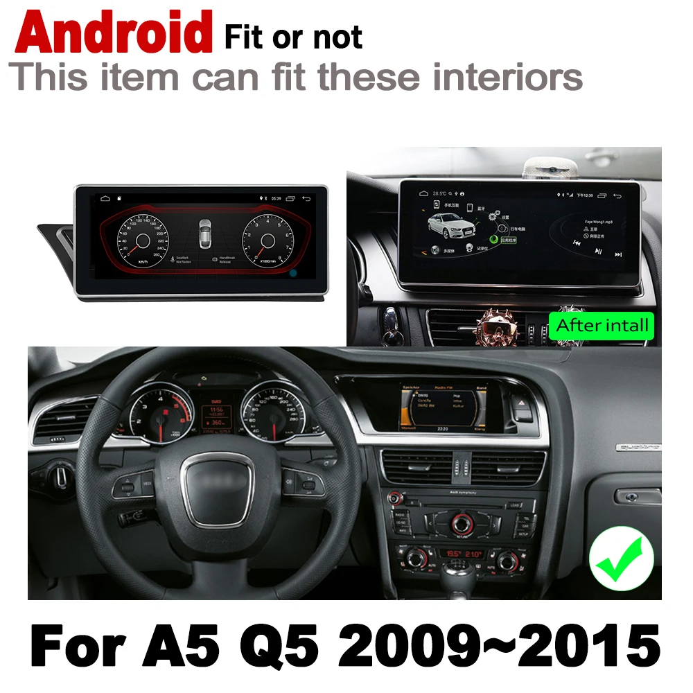 Cheap Android 7.0 up IPS car dvd player for Audi A5 Q5 8T 8F 8R 2009~2015 MMI original Style Autoradio gps navigation 2