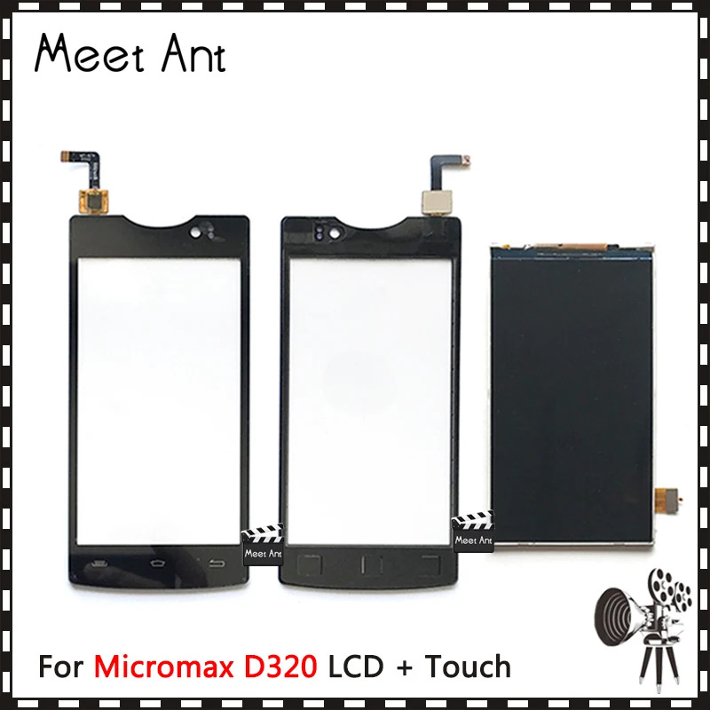 

High Quality 4.5'' For Micromax Bolt D320 Lcd Display With Touch Screen Digitizer Sensor