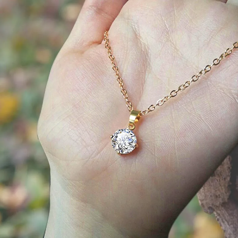 Christmas Gift Fashion Geometry choker Crystal Zircon Necklace Luxury Fine Jewelry Necklaces For Women collares 2015 bijoux шарм