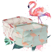 1 шт. льняная летняя шляпа Фламинго Торговый мешочек для украшений держатель канцелярские принадлежности Органайзер стол макияж Чехол для домашней организации