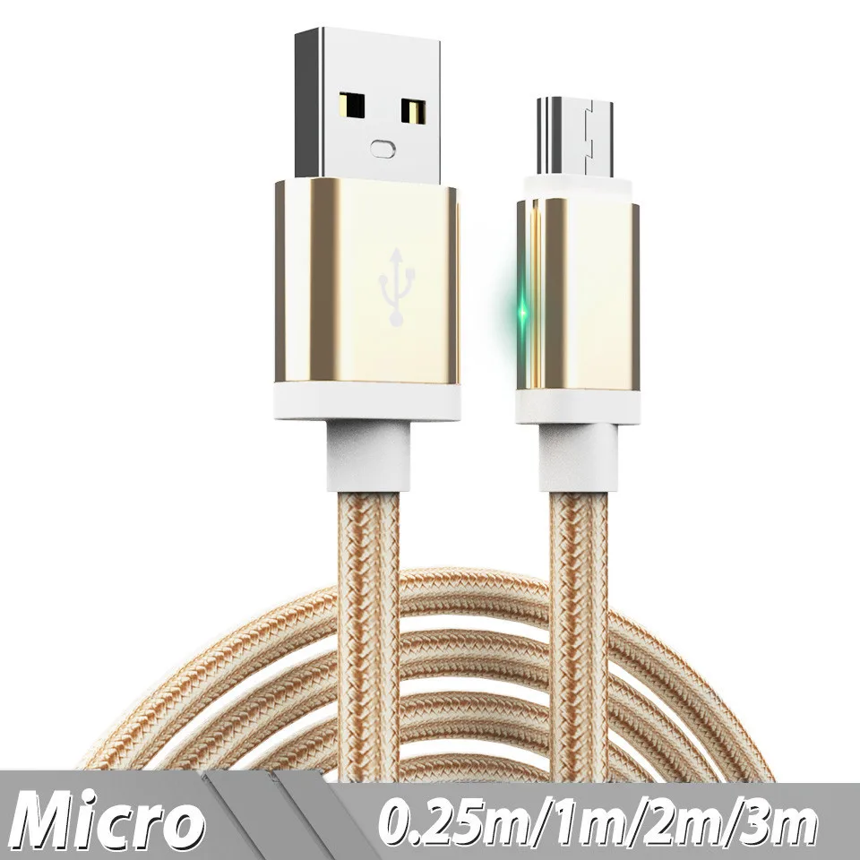 Телефонный кабель Micro USB Зарядные кабели для Huawei Honor 8C 8X 8A 8S 7A 7C Y9 Y7 Y6 Samsung Galaxy A3 A5 J5 2016