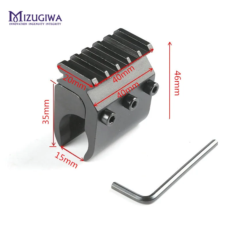 MIZUGIWA التكتيكية 20 ملليمتر Picatinny ويفر السكك الحديدية بندقية صيد بندقية تحويل البصر بالليزر + 30 ملليمتر/25.4 ملليمتر 1 \ MIZUGIWA التكتيكية 20 ملليمتر Picatinny ويفر السكك الحديدية بندقية صيد بندقية تحويل البصر بالليزر + 30 ملليمتر/25.4 ملليمتر 1 \