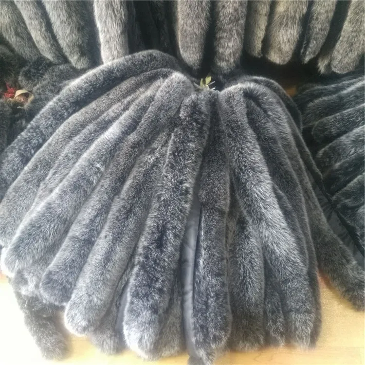 

For Winter Real Fox Fur Collar New Women Men Jacket Fashion Warm Scarf Natural Fur Collar