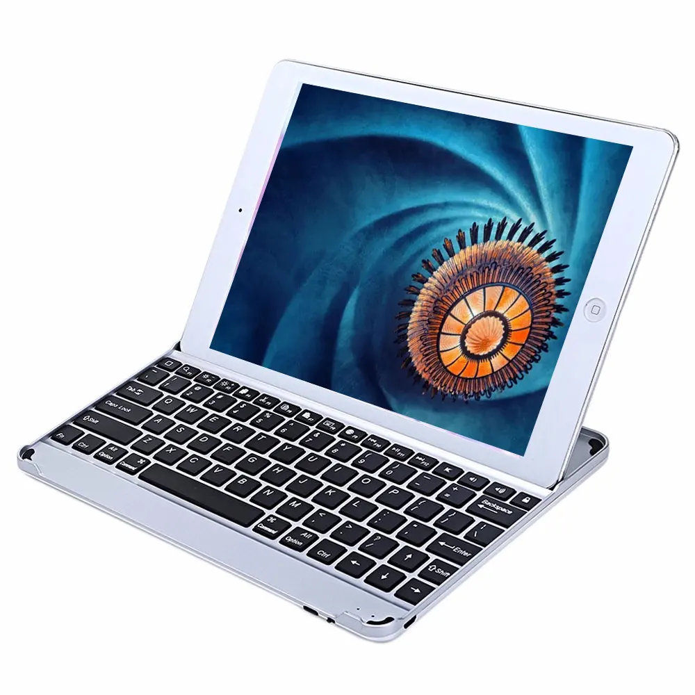 Ультратонкий беспроводной Чехол-клавиатура 2в1 с Bluetooth для Apple ipad 6 Air 2, чехол-подставка для ipad AIR 2 A1566+ стилус