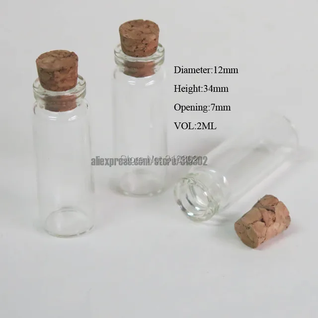 500 X Whole S Empty 2ml Mini Small Tiny Clear Cork Stopper Gl 500 X Whole S Empty 2ml Mini Small Tiny Clear Cork Stopper Gl Bottles Vials For