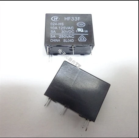 Горячая Распродажа новинка Φ HF33F 024-HS 024-HS-24VDC 24V Реле DIP4 | Обустройство дома