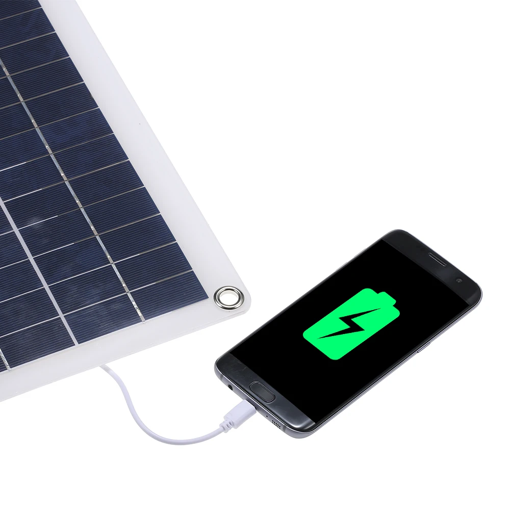 10 Вт Двойной выход двойной USB интерфейс энергия солнечной батареи зарядная панель с автомобильным зарядным устройством портативная для кемпинга Пешие прогулки Рыбалка