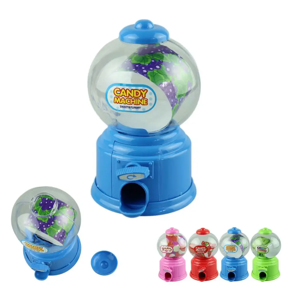 Mini sweet kids candy machine bubble gumball dispenser baby gift toys cute Z GU 