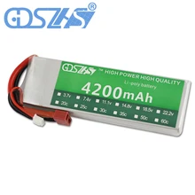 

GDSZHS 7.4V 4200mAh 30C 2S Lipo Battery Lithium-Polymer Battery for FPV RC Drone Car Helicopter Truck Boat Spare Part Accessory