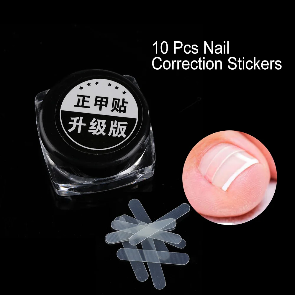 

10 Pcs New Toe Nail Ingrown Correction Sticker Fixer Patch Foot Care Paronychia Toenail Correct Pedicure Nail Ingrown Care Tool