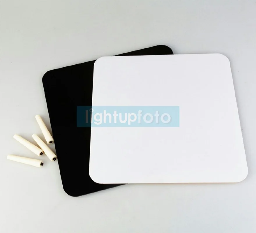 

Pro Photography Studio 30x30cm Black/White Reflection Board for Jewelry Shooting reflector board Photo Studio Accessories
