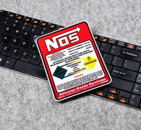 

High quality For nos car sticker Reflective and decals cool modified accessories