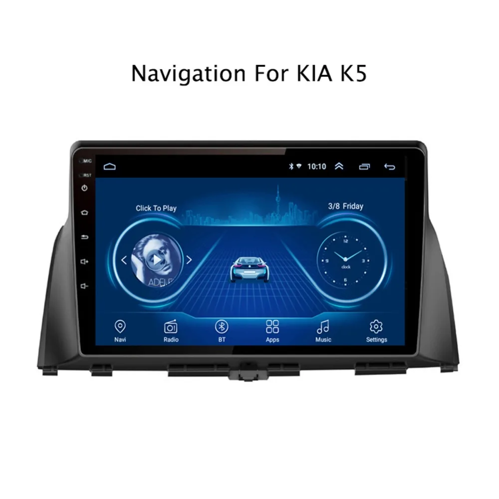 Clearance 10" Super Slim Touch Screen Android 8.1 radio GPS Navigation for Kia optima k5 2015 headunit tablets Stereo Multimedia Bluetooth 1