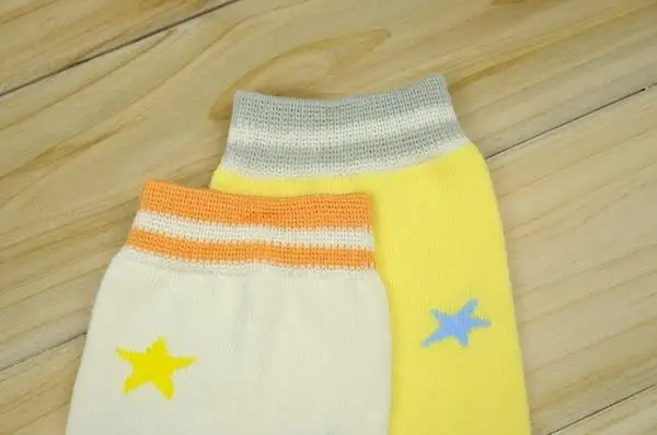 Желтые, белые, зеленые гетры с рисунком 5 звезд, 2 цвета на выбор, хлопковые детские леггинсы унисекс для мальчиков и девочек, носки для малышей, теплые носки для взрослых, 12 пар