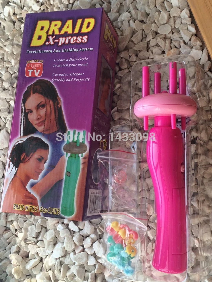 Hair styling tools Automatic twist braid knitted device Four head hair