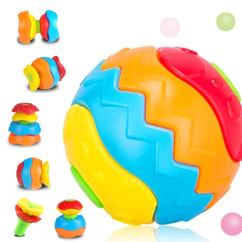 Funny Baby Puzzle Educational Balls Grasping Baby Infant Crawling Toy