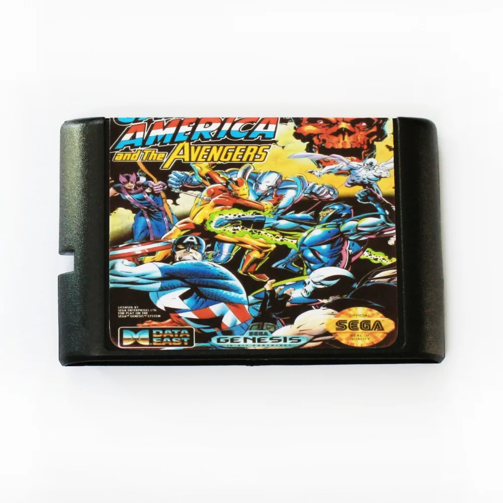 

Captain America And The Avengers 16 bit MD Game Card For Sega Mega Drive For SEGA Genesis