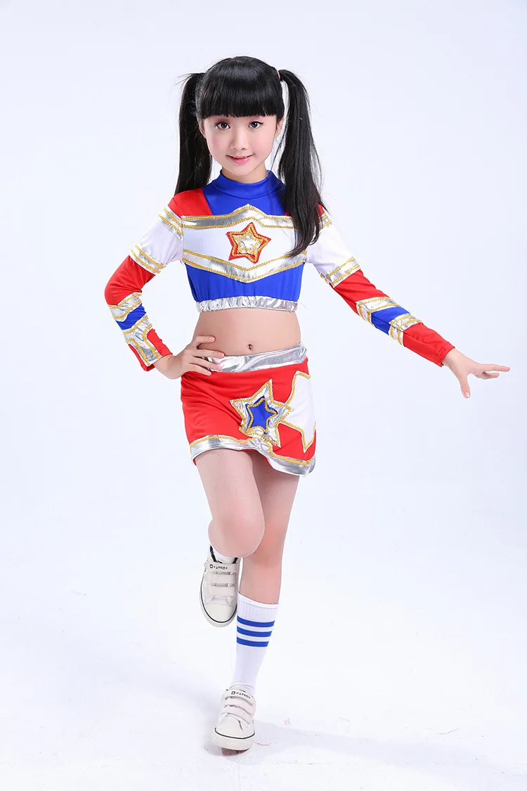 Children's Cheerleading Costume Boys Girls Calisthenics Performance