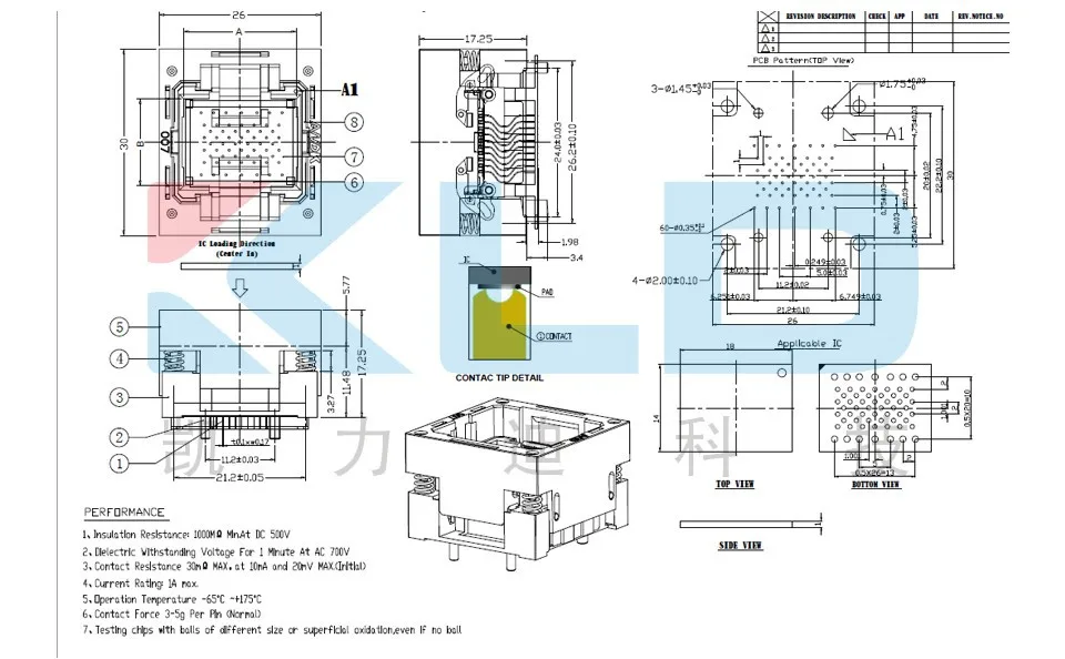LGA60 socket dsb-04