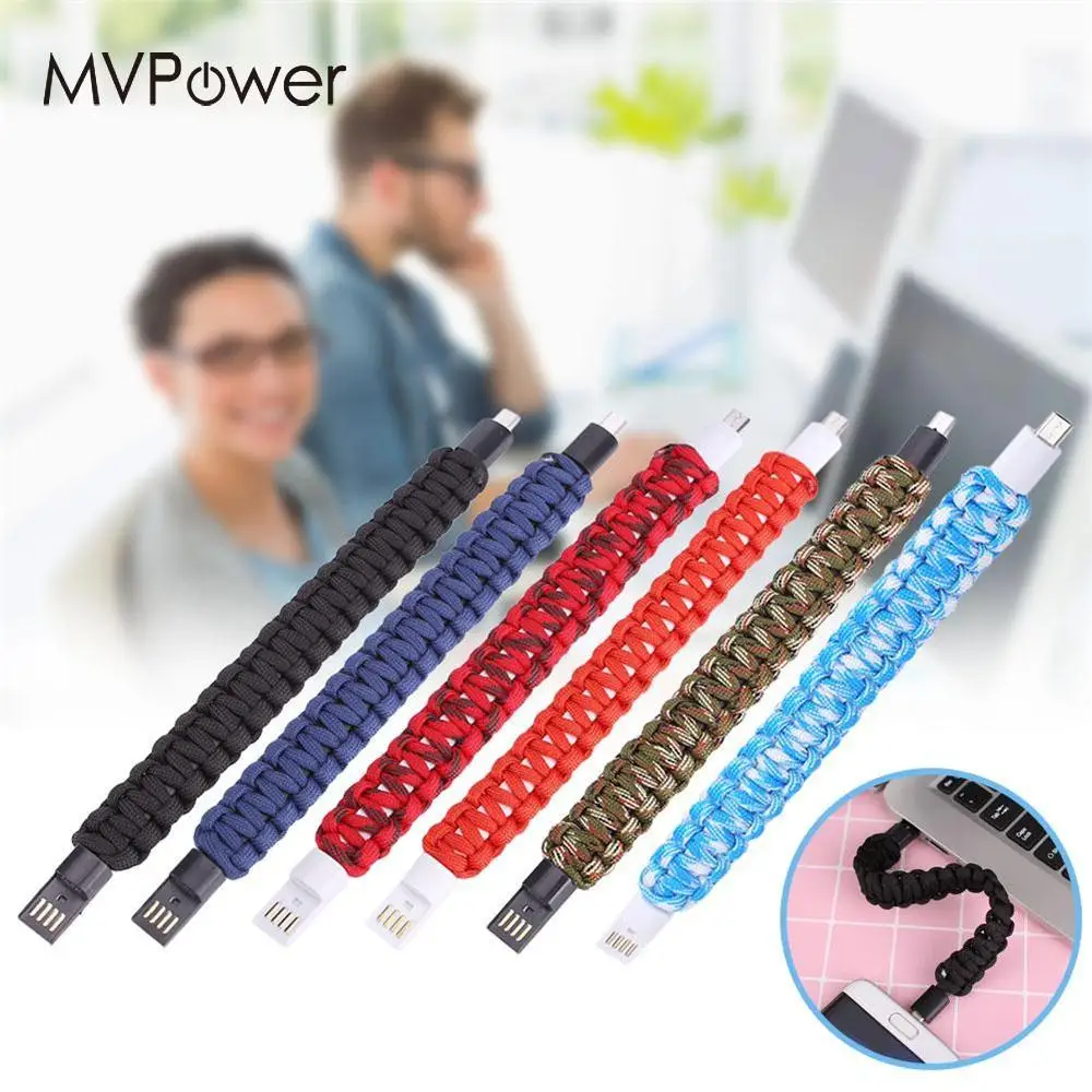 MVpower Портативный 18 см вязальная линия высокоскоростной кабель Micro USB