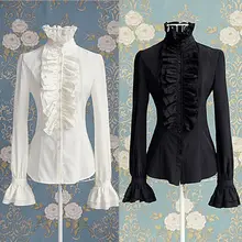 2018 feminino senhora ol camisa babados camisa topos flounce blusa formal