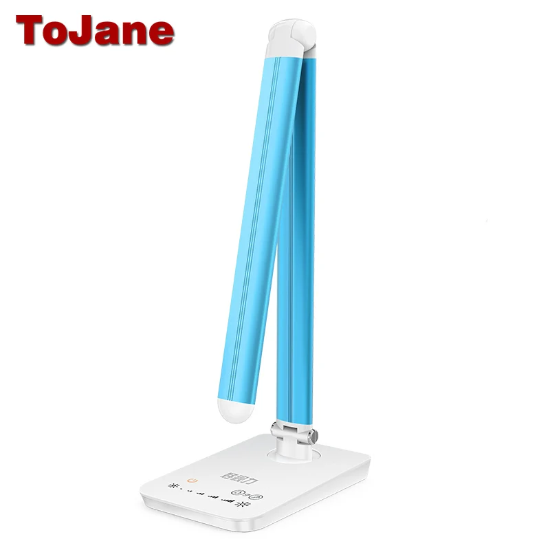 

ToJane Desk Lamp 5 Color Modes x 7 Dimable Levels Led Desk Lamp Reading 8W Eye-friendly Led Table Lamp Metal USB Light