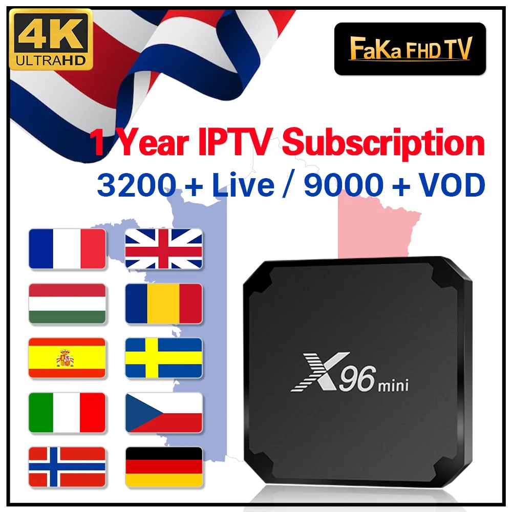 

IPTV Full HD France Arabic 1 Year IPTV Code X96 mini Box Turkey Albania IP TV Germany IPTV Hungary Canada Italy IP TV Spain UK