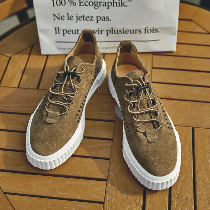Résistant Chaussures Jeunes Gris Chaussure Kaki Classique Homme Up Casual L'usure Lace Sneakers Hommes À 2018 Mode gray Pour Appartements Mâle Black khaki 7gfb6y