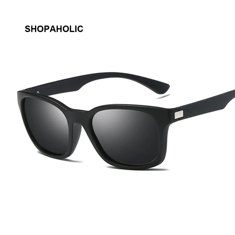 Polarized Men Sunglasses Brand Designer Retro Square Sun Glasses Unisex