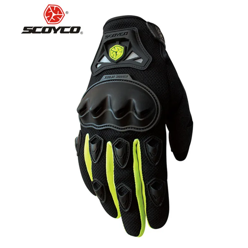 SCOYCO Motorcycle Gloves Wearable Breathable Racing Glove Professional