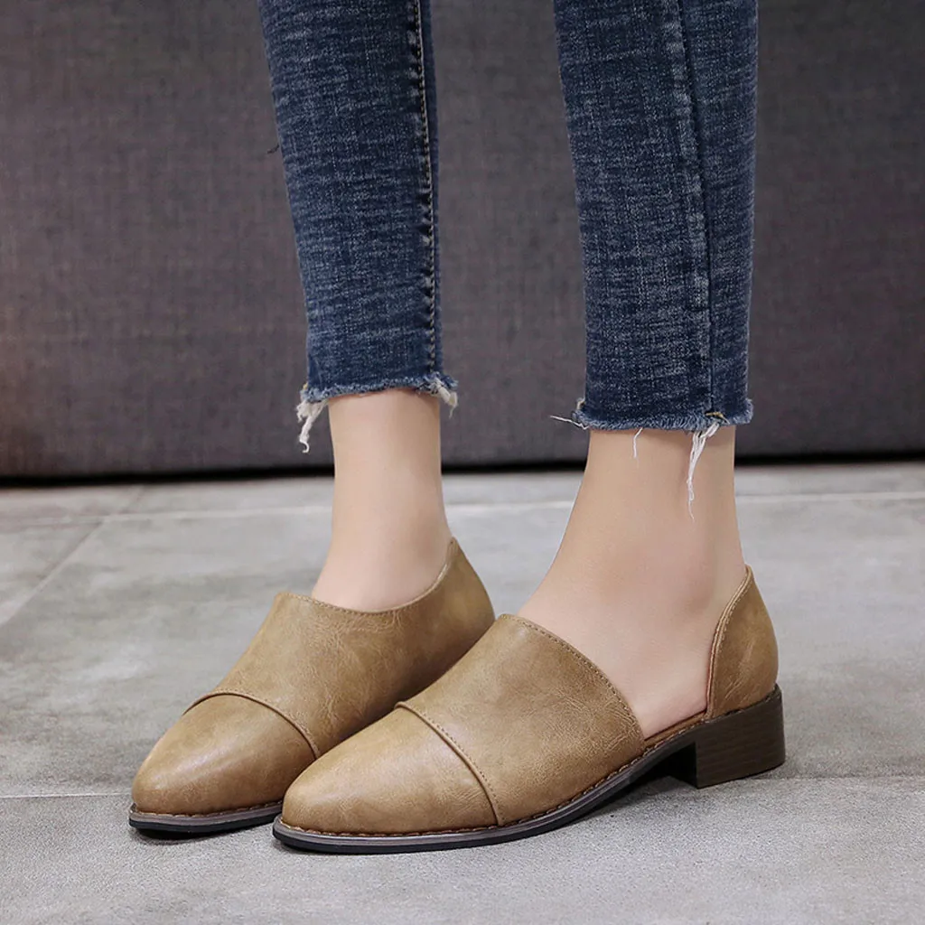 Большие размеры 35-43, женская обувь, обувь с острым носком, обувь на ...