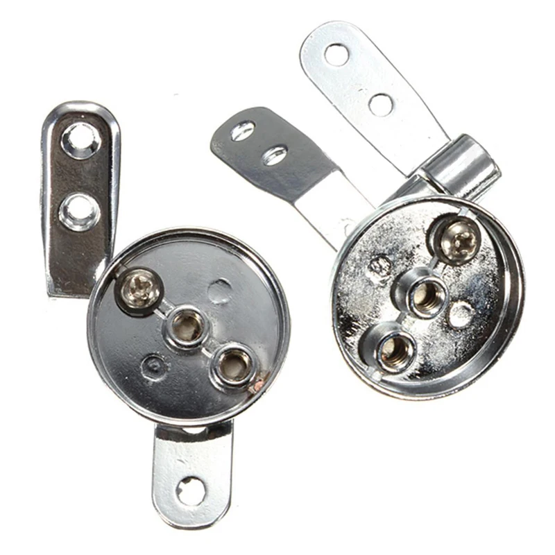 Alloy Replacement Toilet Seat Hinges Mountings Set Chrome with Fittings Screws For Toilet Accessories
