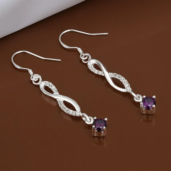 E454 Orecchini In Argento Sterling 925 All'Ingrosso, Gioielli Di Moda In Argento 925, /Azeajqla Ekuanbba